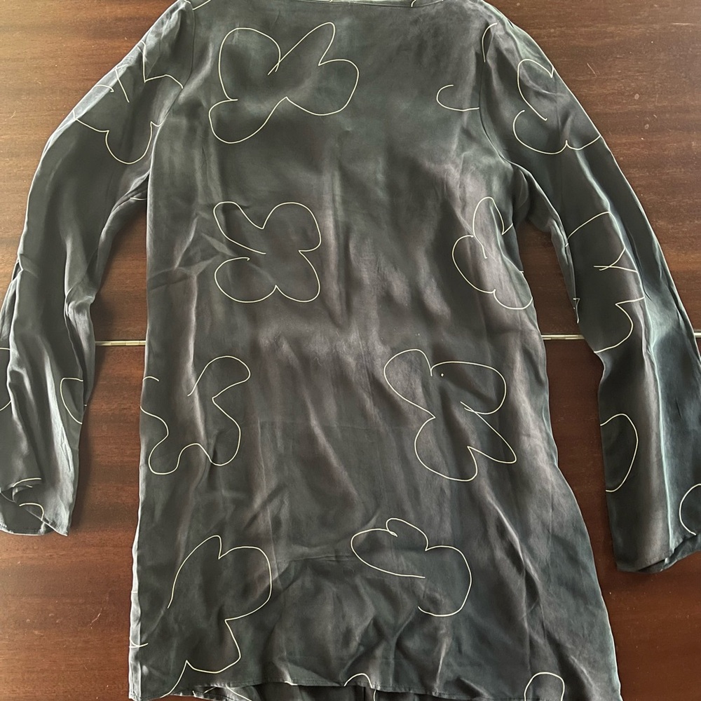 Madewell Black and White A-line Mini Dress
